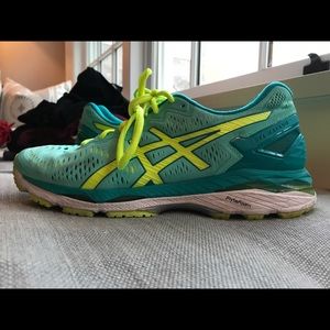 Neon asics sneakers. Good quality!